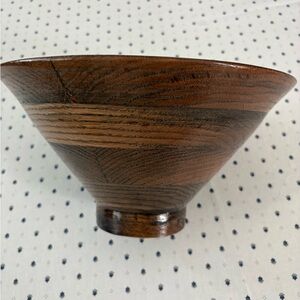 Elegant Brown Wooden Bowl
